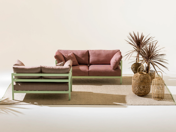 RIVA - Fabric garden sofa by Liu Jo Living Collection - view 2